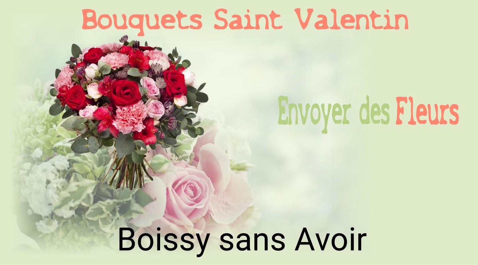 Roses de Saint-Valentin livrées à Boissy-sans-Avoir